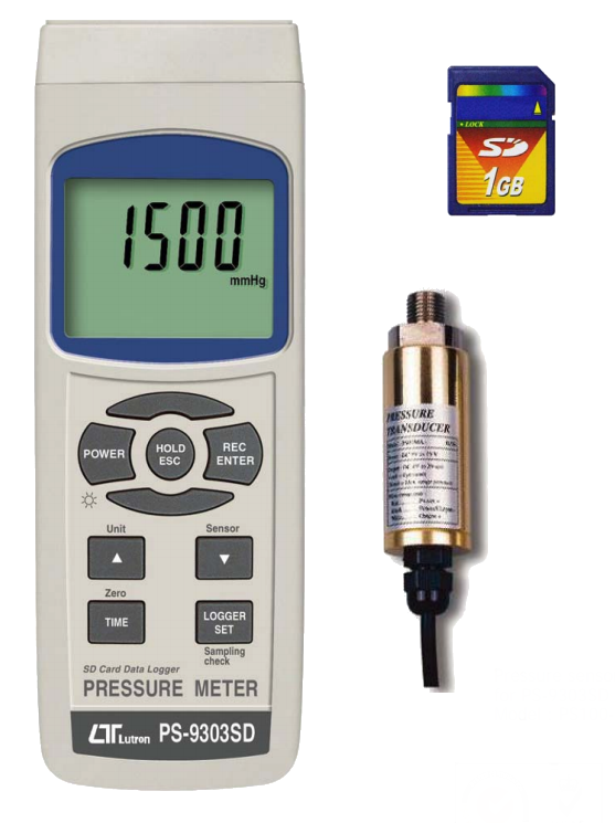 فشارسنج دیجیتالی باقابلیت اتصال کارت حافظه PS-9303SD